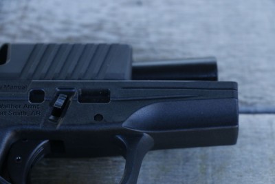 The lines on the front of the gun have been given a minimalist no snag makeover with removal of the accessory rail.