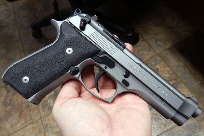 Making the hand-off at Wilson Combat. 