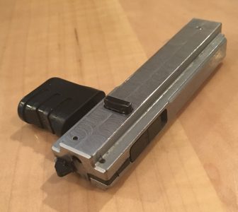 SAVAGE A17 Synthetic.17 HMR! - Review - (&Heads Up Current Rebates) The notch in the top of the bolt is where the lug that holds the bolt closed is located.