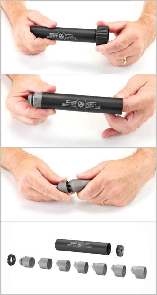 Ruger's Breaking onto the NFA Scene with Silent-SR 22 Suppressor ruger silent sr disassembly