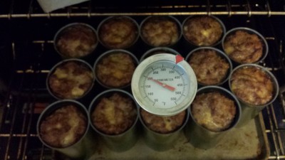 I have no idea if there is specifically a metallurgy reason why you wouldn't want to do this of course. I put eggs in the meatloaf so I definitely wasn't doing a raw pack.  