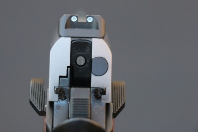 Enhanced Micro Pistol (EMP) from Springfield Armory Night sights come standard.