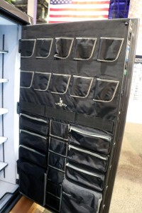 The inside door panels.