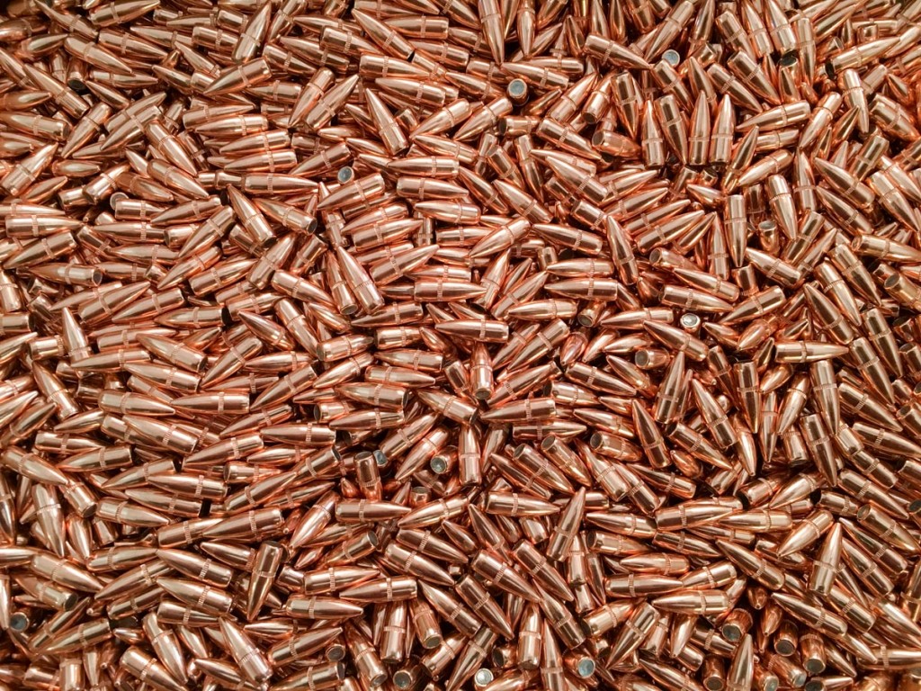 Buying in bulk, like this box of 6,000 .223 bullets, can save you a lot of money.