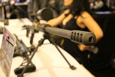 Serbu's Single Shot .50 — One and Done — Shot Show 2016 The break should help mitigate some of the intense recoil.