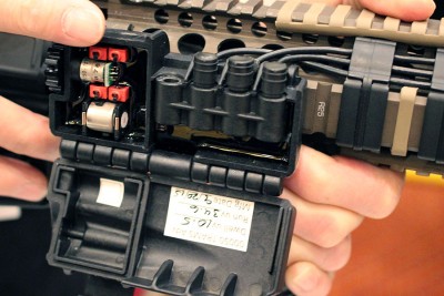 Inside the control module. 