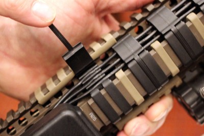 And they've even devised a clasp for keeping the cables organized. 