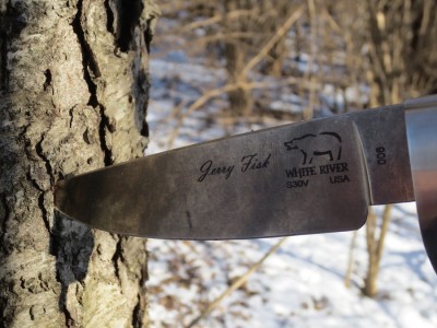 The knife was designed by legendary bladesmith Jerry Fisk. 