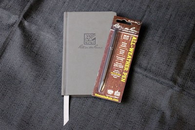 Rite in the Rain, the All-Weather Pen and the Centennial Book. 