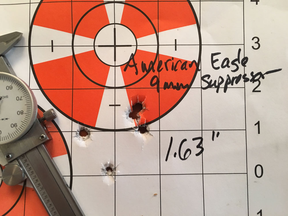 For lower cost plinking ammo, it'll shoot pretty well.