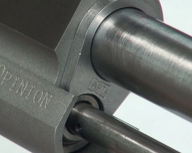 Accuracy is ensured, in part by the precision fit of the parts.