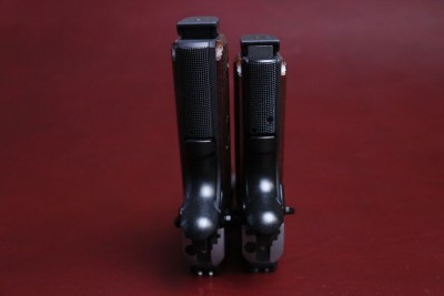 The two EMP grips together highlights the extra length on the Champion.