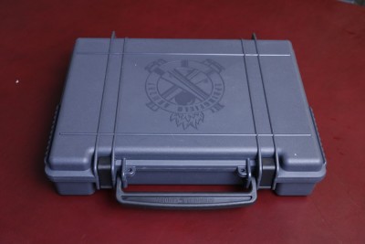 The outside of the EMP's case.