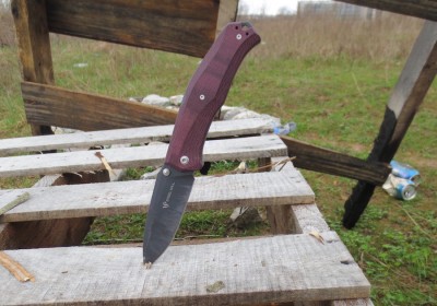 The Steel Will Gekko 1505.  About as tough as a folding knife gets.  