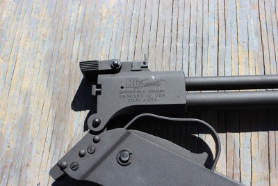 Bring Back The M6 Scout Rifle The guard prevents the M6 from folding cleanly, so it has a pin for take-down.