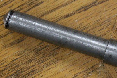 Rear of tube used to in blowback operated bolt/recoil system.