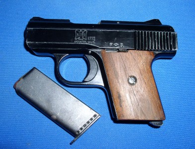 A Raven Arms MP-25, known as a "Saturday Night Special."
