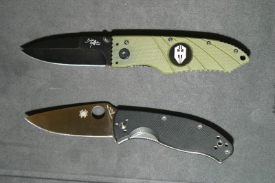 Here's the Hoffner compared to my Spyderco Tenacious.