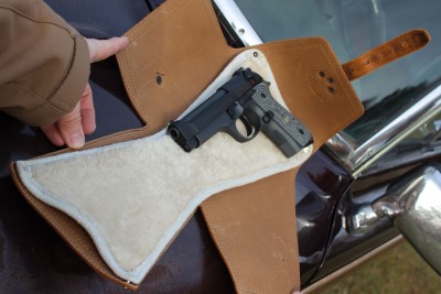 Here you can see Wilson Combat's take on the M9. There's a lot of room in the medium sized wrap.