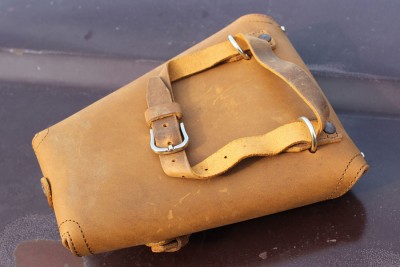 Strap it down, around, up... lots of options. No belt loops, though.