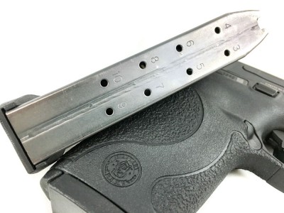 The M&P 45 Threaded Kit ships with two 10-round magazines.