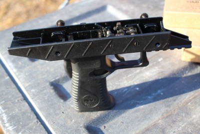 The polymer lower.