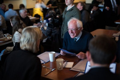 Clinton Pounces on Sanders for ‘Sandy Hook Shame’ Bernie Sanders. (Photo: NY Times)