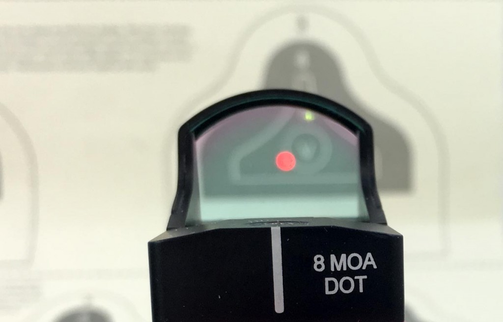 Using a zero magnification red dot sight like this Burris FastFire 3 supports your natural tendency to focus on the target and there are not three different focal points (front sight, rear sight, and target) to worry about.