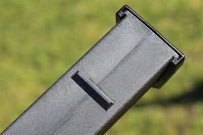 And all of the important features, like this over-travel stop, are easy to see and inspect. 