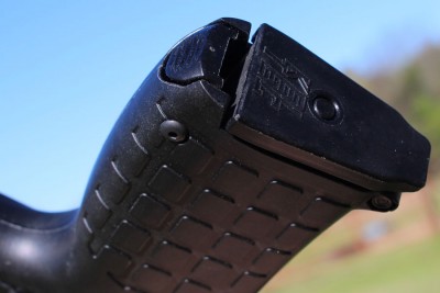 The CMR-30's mag release. 