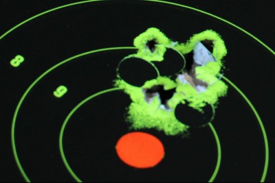 Mother's Day is Coming--Chic Lady for your Mom? Working fast, I had a hard time bringing the shots down. There are at least 20 rounds in this one group--all shot double action and fast from 7 yards.