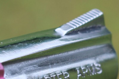 Mother's Day is Coming--Chic Lady for your Mom? Front sight. Glare wasn't much of an issue in the rain, but I can see how it would be.