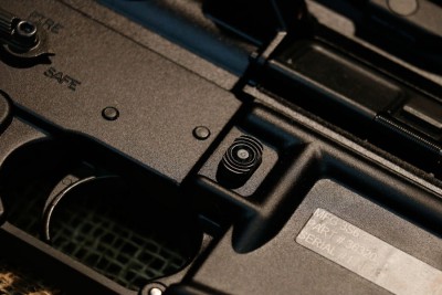 In addition to the ambidextrous safety it has the new enhanced magazine release button