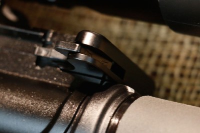 Bolt handle is mil spec and designed for hard use