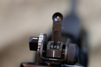 Elevation can quickly be adjusted out to 600 yards with easy visual confirmation of setting 