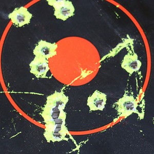 100 yards 10 rounds in the long ragged hole 