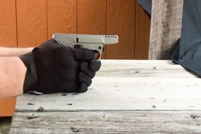 Gloves were used for the 76 2 x 39 rounds to dampen the Recoil.