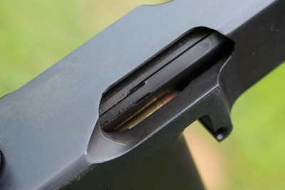 The bolt, and extractor. 