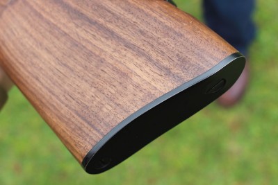 There's no recoil, so the steel pad doesn't hurt.