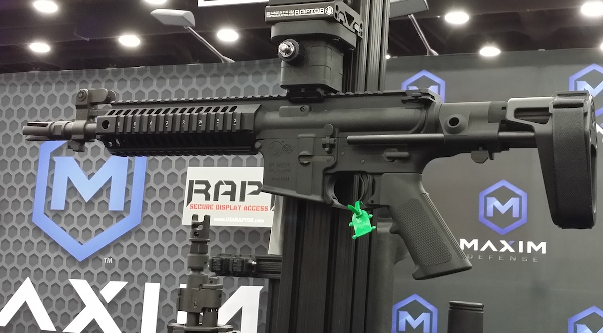 The new SB Tactical stabilizing brace was developed in concert with Maxim Defense and its CQB Stock system. The result is a compact yet capable product for PDW-style pistols. 
