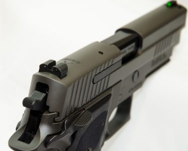 The sights on the Legion Series are both tough and very functional. The minimal dots in the rear don’t distract the shooter in daylight.