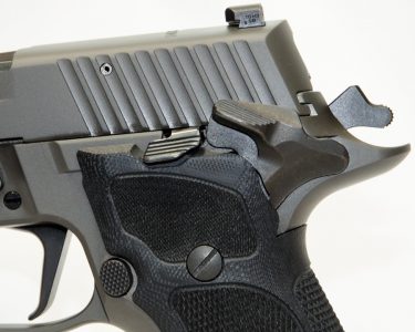 The SAO is absent the decocking lever and has a very nice ambidextrous thumb safety. Slide stop is not as easy to operate as on models without the safety lever. 