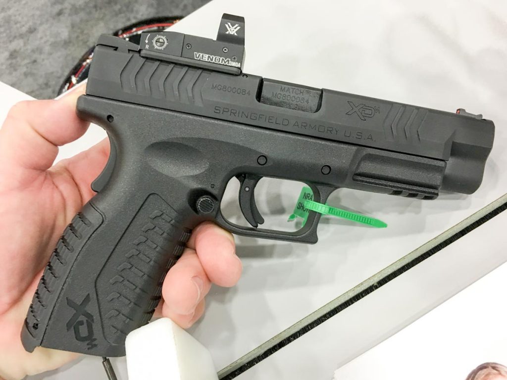 Springfield Armory's new XD(M) OSP pistol comes with a Vortex Venom red dot sight.