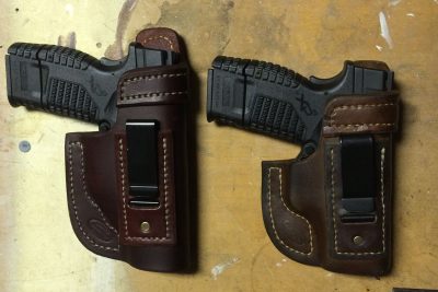 Holsters from Jackson Leatherworks.