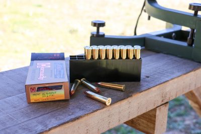 The author ran the Ridge Runner with Hornady's highly capable LEVERevolution ammo that employs a soft, pointed tip.