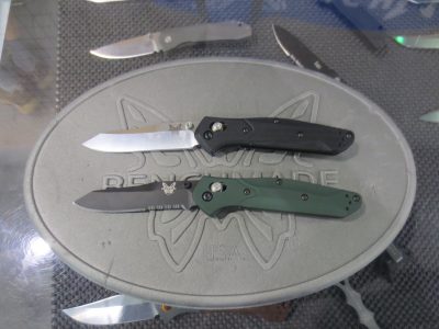 Benchmade Gives One of their Most Popular Knives A Makeover -- Blade Show 2016 New versus old.