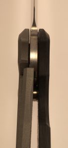 Rock solid lock-up. I challenge you to find a better frame lock than the Sebenza. 