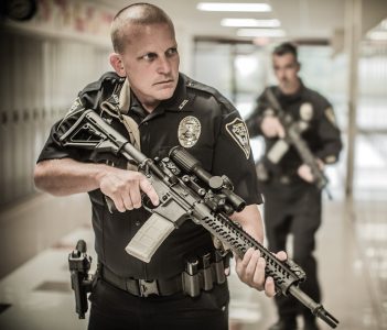 Red Dots vs. Magnified Scopes: Which Tactical Optic Is Right For You? The VCOG feature a 1-6X range, meaning it can be dialed back to 1X for close-range encounters. Image courtesy of Trijicon.