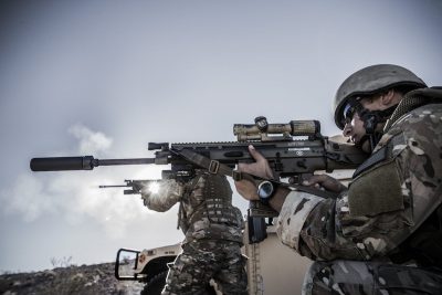 A variable optic like the Trijicon VCOG can extend a warfighter's range in a conflict.