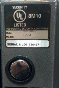 An Underwriters Lab (UL) rating on your safe means that it is held to verifiable standard of protection. Not all safes have this.